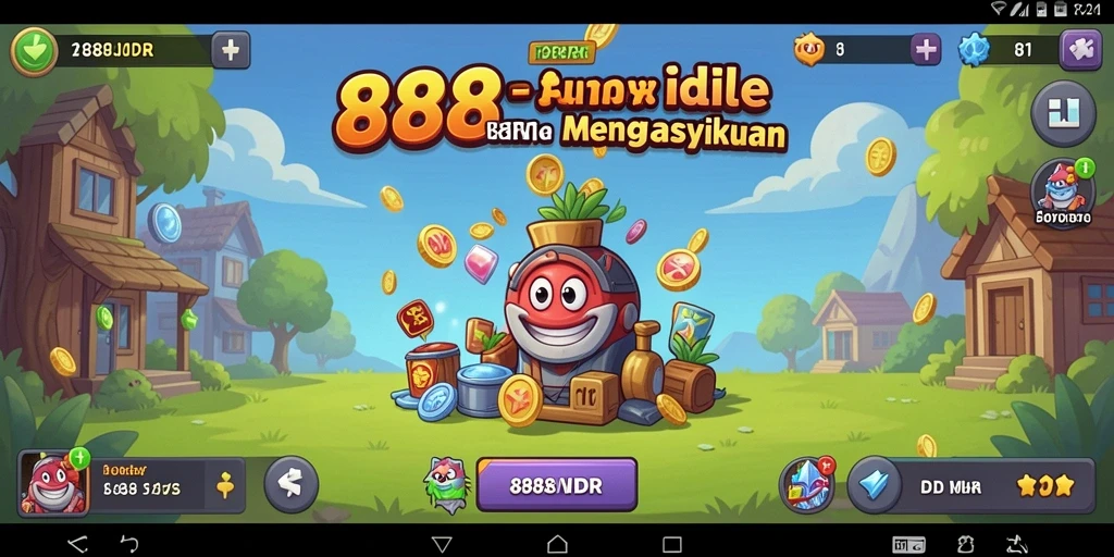 Tangkapan layar dari gameplay <strong>888IDR</strong> menampilkan aksi Idle yang menarik.
