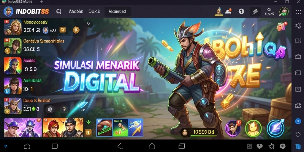 Tampilan menarik dari gameplay <strong>INDOBIT88</strong> saat dimainkan.