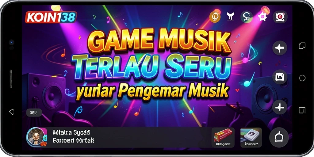 Tampilan menarik KOIN138 saat bermain musik dengan berbagai fitur.