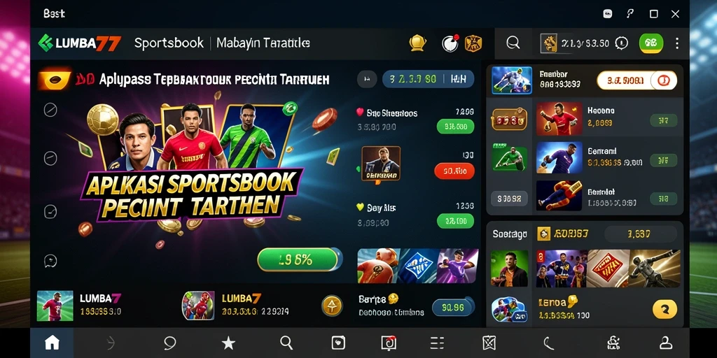 Tampilan menarik dari fitur taruhan langsung di LUMBA77.