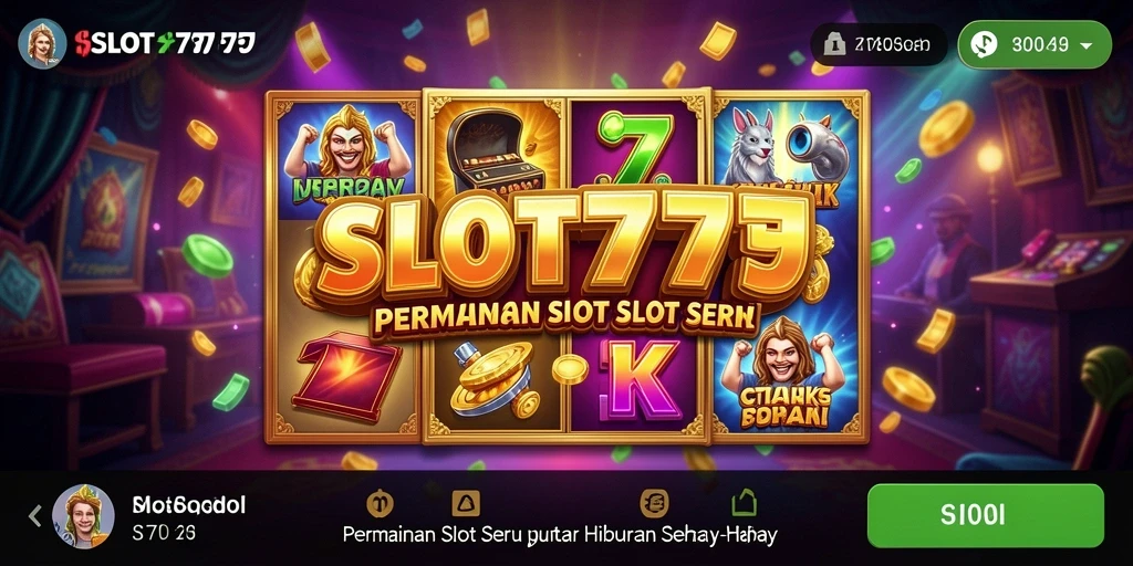 Gameplay menarik dari SLOT777 yang penuh warna dan seru.