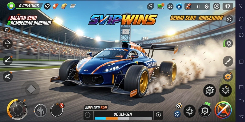 Gameplay menarik dari SVIPWINS ditampilkan dengan grafis yang luar biasa.