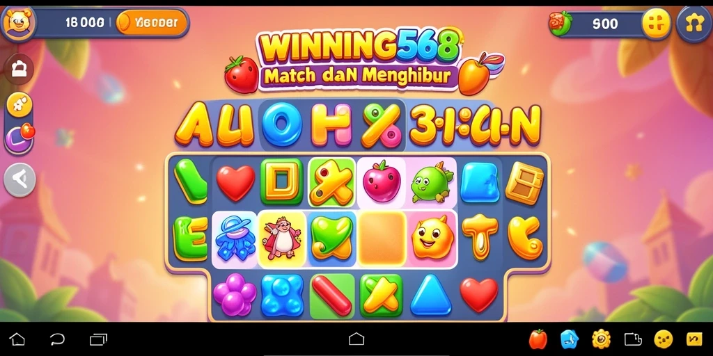 Tampilan gameplay seru dari WINNING568 dengan kombinasi warna yang menarik.